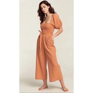 Billabong tan jumpsuit